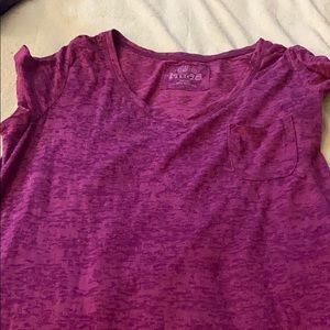 T-shirt thin Mudd size L. Magneta